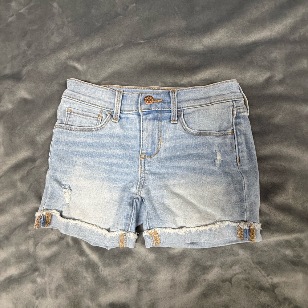 Light Wash Denim Shorts - Women's Casual Jean Shorts